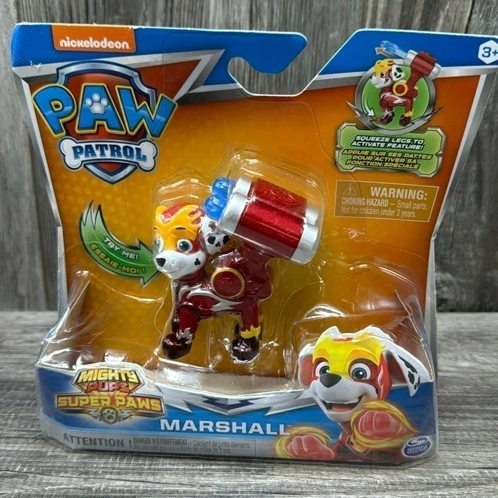 2 Paw Patrol Action Figure: Hero Pup Mighty Marshall & Chase - Picture 2 of 6